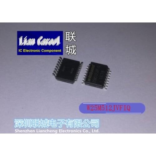 5PCS W25M512JVFIQ 512Mb Serial NOR Flash 104Mhz SOP16 W25M512 New