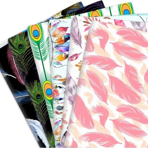 50*145cm Feather Pure 100% Cotton Polyester Cotton Material Patchwork Sewing Fabrics Quilt Needlework DIY Cloth