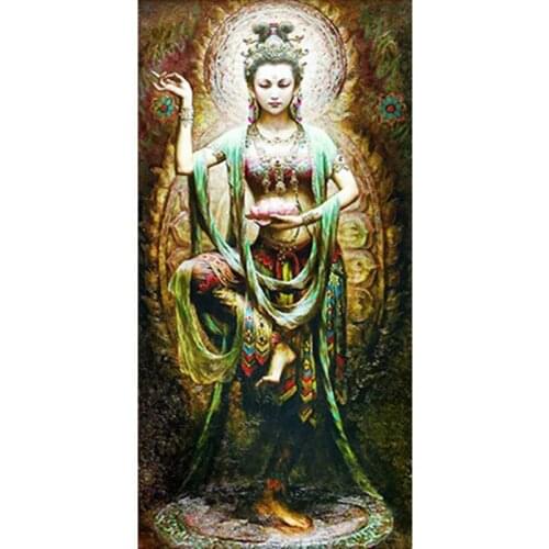 Diamond Embroidery,Buddhism,Goddess,5D,Diamond Painting,Cross Stitch,3D,Diamond Mosaic,Decoration,Christmas