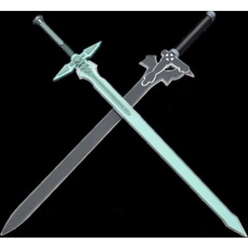 Free Shipping Sword Art Online SAO 1:1 Asuna Weapon Action Figure Kirigaya Kazuto Elucidator/Dark Repulser Cosplay Sword PU Foam