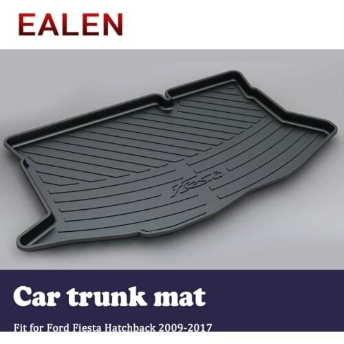 EALEN For Ford Fiesta Hatchback Mk7/7.5 2009 2010 2011 2012 2013 2014 2015 2016 2017 Accessories 1Set Car Cargo rear trunk mat