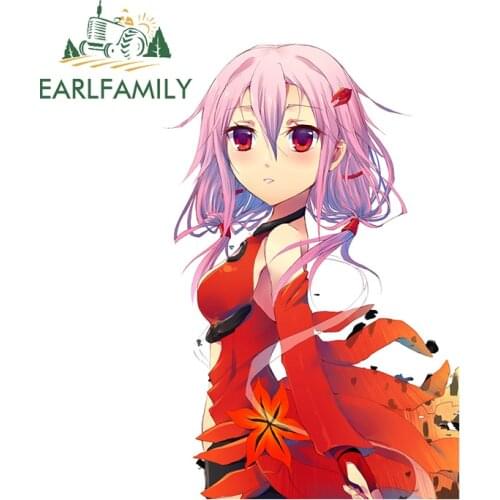 EARLFAMILY 13cm x 8.6cm for Guilty Crown Surfboard Vinyl Car Stickers Creativite Waterproof Decal Air Conditioner Car Styling