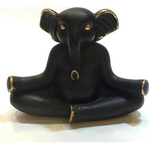 Best Selling Home Decor Simple Modern Style Yoga Elephant Living Room Decoration Office Gift Figurines Miniatures High Quality