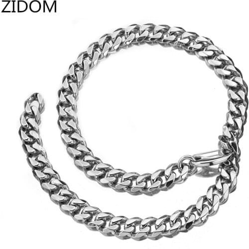 Men Hip hop Chains Necklaces Stainless Steel never fade XXXtentacion rapper style Cuban chain Necklace Hiphop jewelry gifts