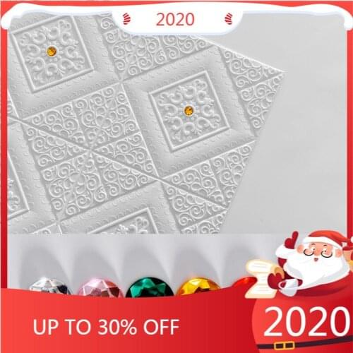 3D Wall Stickers Imitation Brick Bedroom Decor Waterproof Self-adhesive Wallpaper For Living Room Kitchen TV Backdrop Decor77*70