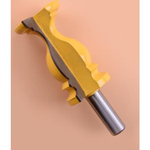 1/2 Inch New Shank Architectural Molding Router Bit Base Cutter For Edge Cutting Machine Woodworking Fishtail Shape Design