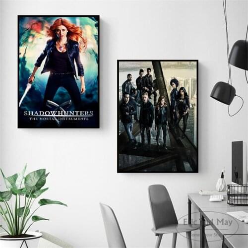 Shadowhunters The Mortal Instruments Canvas Prints Modern Painting Posters Wall Art Pictures For Living Room Decoration No Frame
