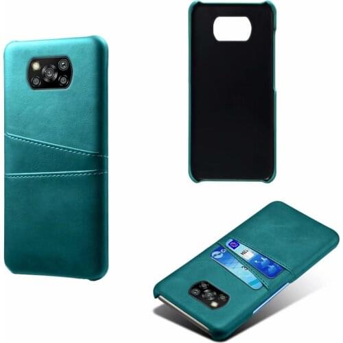 POCO X3 NFC PU Leather Back Cover Case For Redmi Note 9S 9 Pro Max Mi Note 10 Pro Bumper Fitted Case With Card Holder