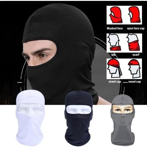 Outdoor sport Riding Sunscreen mask motorcycle double CS Game ventilation Dustproof For acting Headgear hole One War B9L0