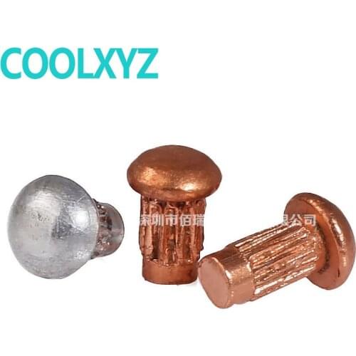 Spot wholesale purple copper sign rivett Red copper sign rivet M2M3 25PCS
