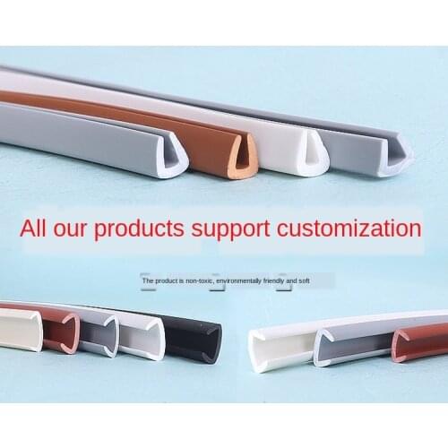 U Edge Banding Veneer Edging Furniture Soft PVC Edgeband 3MM 5MM 9MM 10MM 12MM 14MM 16MM 18MM - 50MM White Beige Gray Black Red
