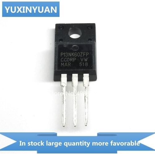 YUXINYUAN 10PCS/LOT P13NK60ZFP P 13NK60ZFP P13NK60 ZFP TO220F in stock