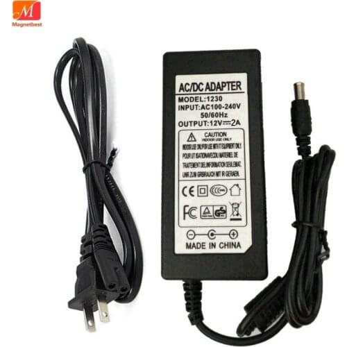 12V 2A Power Adapter Charger for LG W1943SV E1948SX W1943SE E2060 E2260 ADS-24NP-12-1 12024G LCD Monitor 6.5MM with pin inside