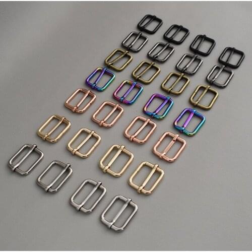 100 Pcs/Lot 25mm Zinc Alloy Slide Buckles for Handbag Purse Hardware Craft DIY Accessories High Quality Plated Metal Buckle