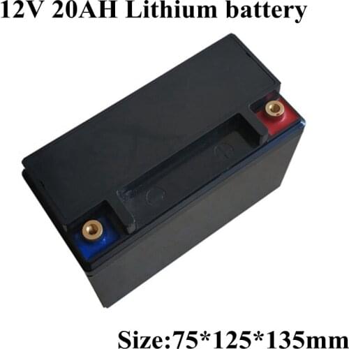 12v 20ah Lithium Ion Battery Li Ion 18650 3s Bms Rechargeable Battery for 250w Street Light Inverter Camper Van + 3A Charger