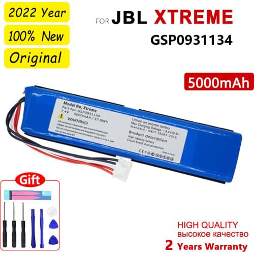 New 5000mAh GSP0931134 Battery For JBL XTREME Xtreme GSP0931134 High quality Batteries With Tracking Number