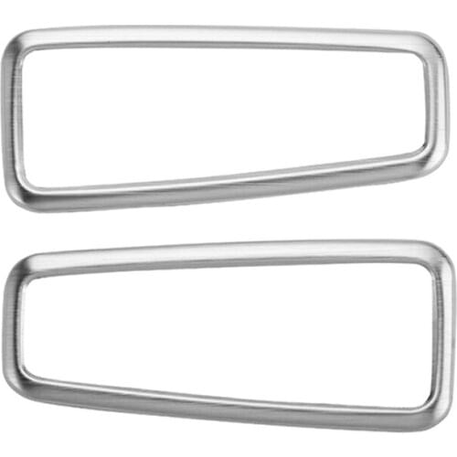 2pcs Car-styling For Hyundai Tucson 2015 2016 2017 Interior Rear Reading Light Lamps Frame Trim Stickers Covers Accessories