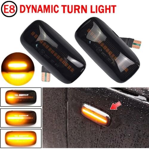 For Nissan Maxima Almera Pulsar N15 Cefiro A32 1995-2000 Car Led Dynamic Turn Signal Light Side Marker Fender Lamp Indicator