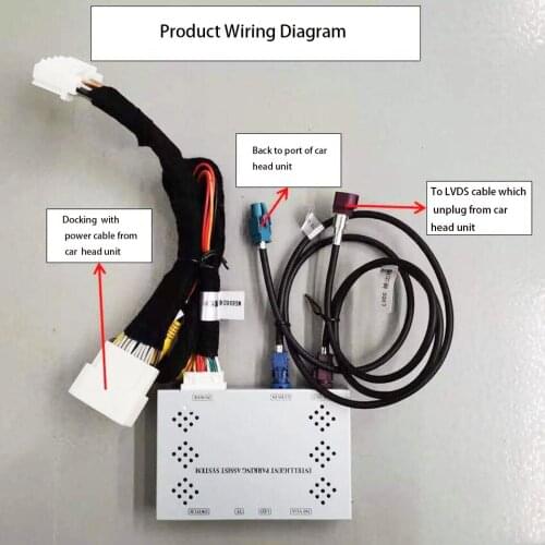Car Video Interface for Maserati Ghibli Levante Quattroporte Support Rear Camera with Dynamic Parking Guidelines