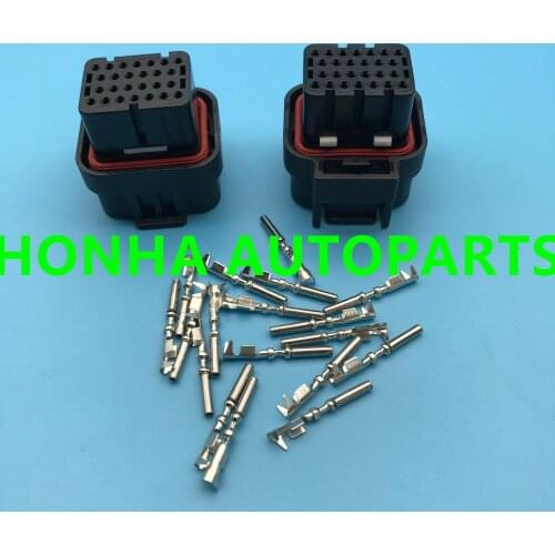 Free shipping 1/2/5 pcs/lots 26 Pin/way two types AMP Tyco ECU Automotive Connector Electrical Socket 3-1437290-7 1473416-1
