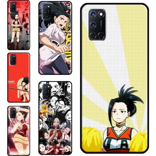 Momo yaoyorozu My Hero Academia Case For OPPO A15 A83 A91 A93 A31 A53 A5 A9 2020 A52 A72 A1K A3S A5S Reno2 Z F5 F7 Cover