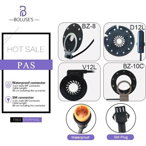KT EBike PAS 8 10 D12 V12 Pulse Assist Sensor Standard Magnetic Booster Suitable For Most Electric Bikes Bicycle Accessories