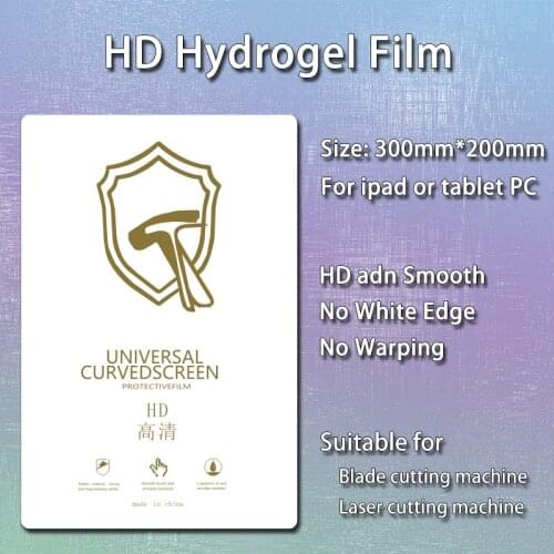 100/50/20pcs Superior Quality HD Hydrogel Film For iPad Screen Protector Scratch Proof Self Recovery Blade Cutting Machine Film