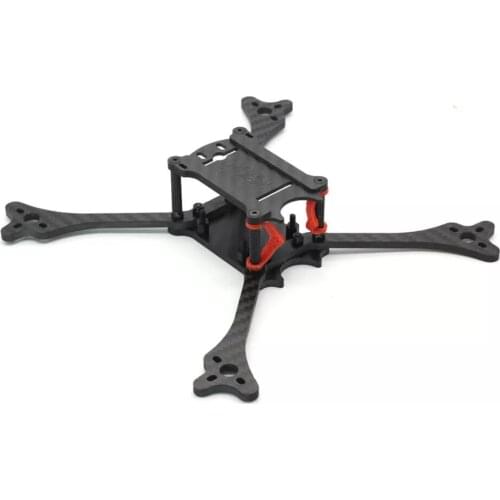 HSKRC HSK210 210mm Wheelbase 4mm Arm 5 Inch Carbon Fiber Fall resistant Frame Kit for RC Drone FPV Racing
