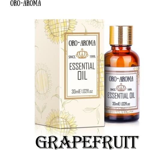 Famous brand oroaroma natural Grapefruit Essential Oil Improve obesity, edema Ease pressure Acne treatment Grapefruit oil