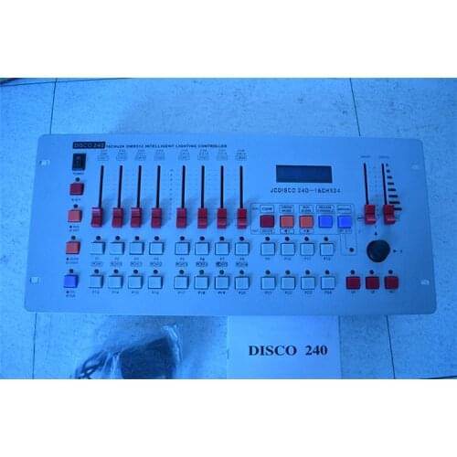 Hot sale 240 DMX controller, for stage lighting 512 dmx console DJ controller equipment