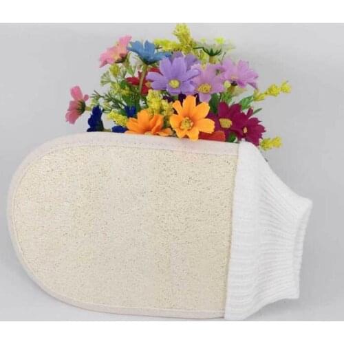Hot sell New fashion Bathroom Products Natural Convenient Practical Loofah Bath Rub Bath Glove