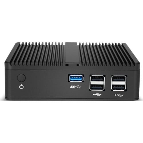 Mini Desktop PC Intel Celeron J1900 Quad-Cores Windows 10 Linux DDR3L mSATA SSD HDMI VGA 5*USB WiFi Gigabit LAN HTPC Fanless