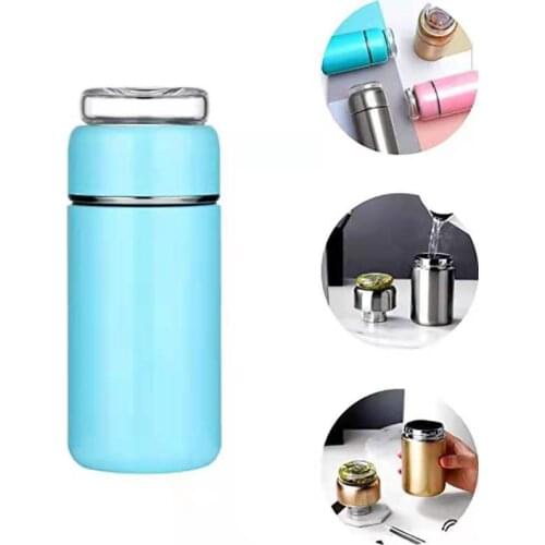 280ml Stainless Steel Mini Thermos Bottle Tea Vaccum Flasks infuser bottle Thermal Mug With Tea Insufer For Office