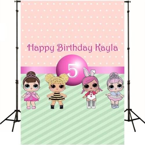 Customize Princess Baby Photography Background Live Backdrop Children Birthday Party Decoration Theatre Tapestry Photo Studio