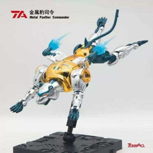 New In Stock TransArt BWM-03 Metal Leopard Commander Transmetal Cheetor