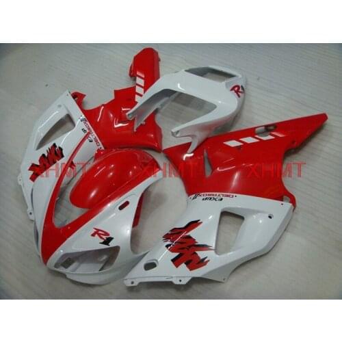 For YZF1000 R1 1998 - 1999 Motorcycle Fairing YZFR1 99 Fairing YZF1000 R1 1999 Red White Body Kits