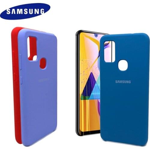 Original Samsung Galaxy M30S M51S M31 M21 Liquid Silicone Case Soft Silky Fitted Cover Mobile Phone Protective Shell