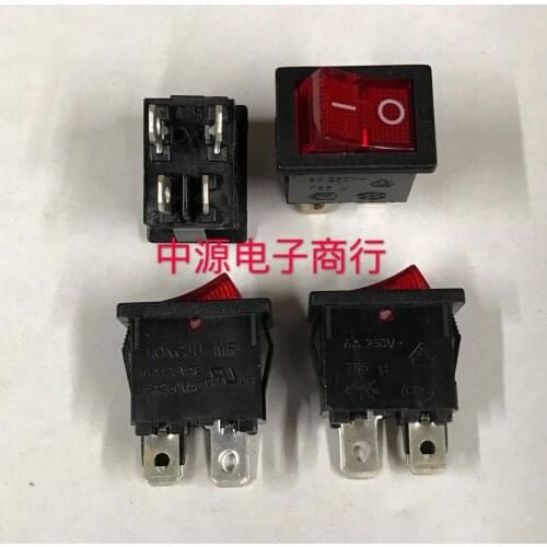 Original new 100% rocker switch MR-6C-210-C5L-BR 4pin 2gear 10A125VAC 6A250VAC