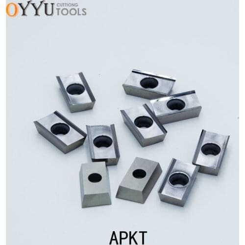OYYU APKT1604PDFR MA H01 Aluminum Copper Insert Milling Cutter Tool Carbide Inserts turning CNC Lathe Cutting Tools APKT