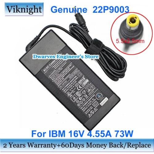 Genuine For IBM AC Adapter 16V 4.55A 73W FRU 73P4505 22P9021 73P4502 22P9003 73P4504 73P4503 Power Supply 22P9022 22P9004