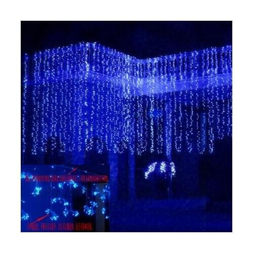 Happy New Year! 10x4M LED Curtain String Lights Garland LED Christmas Lights Beautiful Outdoor Cristams Decoration Cortina De