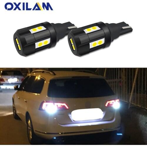 2Pcs W16W LED Bulb Reverse Light For Volkswagen VW CC GTI Passat B7 Back Up Car Lamp 912 921 T15 LED Canbus No Error White 12V