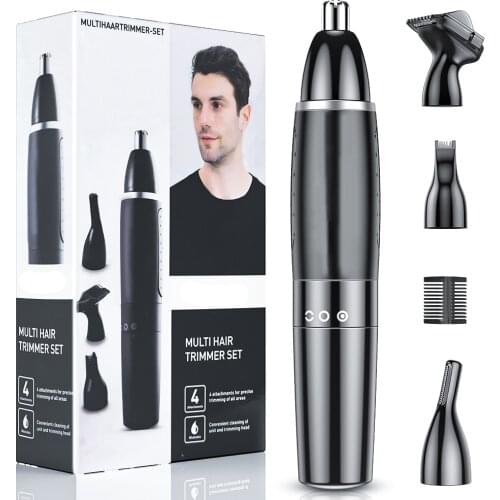 4 IN 1Nose and ear trimmer for Men hair removal nose clipper cut haircut shaver machine razor epilator Clipper nariz tondeuse