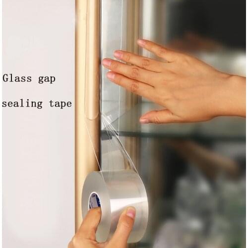 Window Sealing Tape Windshield-Gap-Sealing Artifact Windproof Adhesive Strip Window Frame-Air-Leakage-Glue Window Sealing Tape