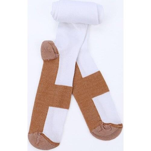 High Quality Pressure Nylon Compression Stocking Women Men Anti Fatigue Pain Relief Knee High Stockings Wholesale 10pair/lot