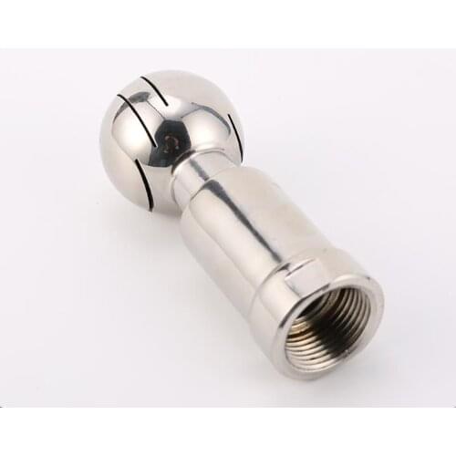 1/2"-1-1/2" BSPT Thread Female Spray Ball Stainless Steel SS304 Sanitary Rotary Tank Cleaning Ball