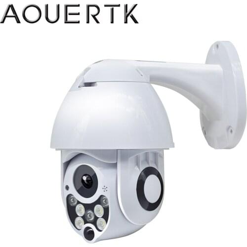 AOUERTK PTZ IP Camera 1080P Wifi Outdoor Speed Dome Wireless Wifi Security Camera Pan Tilt 4X Digital Zoom 2MP Network CCTV