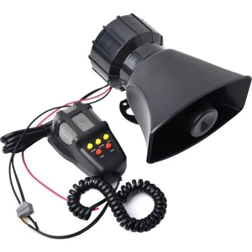 DC 12V 100W Motorcycle, Vehicle, Truck, Horn, Siren, Police, Fireman, Ambulance Warning And Alarm Speaker