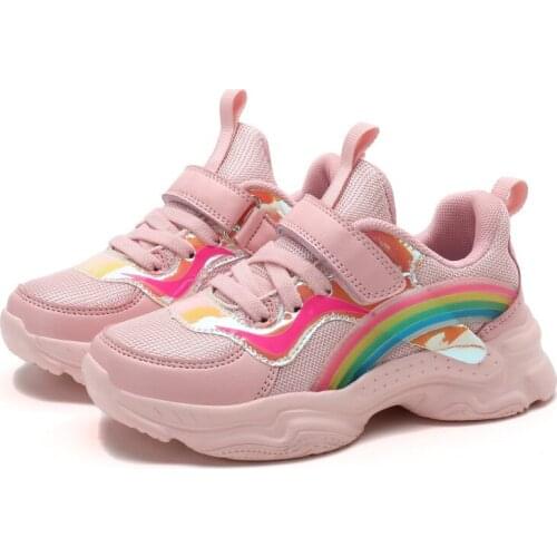 Kids Sneakers For Boys Girls Fashion Mesh Tennis Shoes Breathable Sports Running Shoes Lightweight Children Casual Walking Shoes