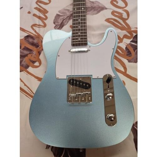 Fashion small fresh light blue six string 22 electric guitar